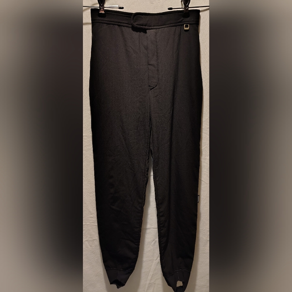 ROFFE Jett Ski Black Snow Stirrup 90s Pants Womens Size 6 Regular Made In USA